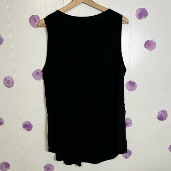 Black Nursing Tank Flowy Size XXL - Picture 3 of 5